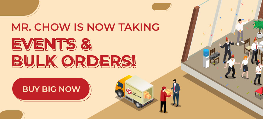 Mr chow event bulk orders