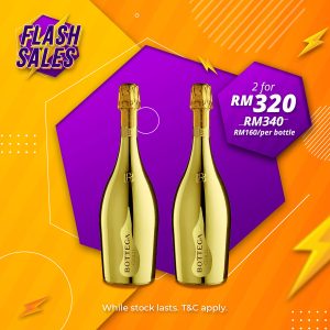Flash sale - bottega gold prosecco brut [750ml] x 2
