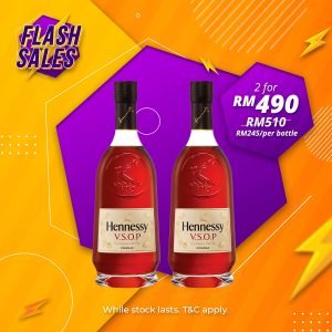Flash Sale - Hennessy V.S.O.P Cognac [700ML] [New Pack] x 2
