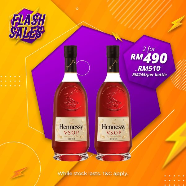 Flash sale - hennessy v. S. O. P cognac [700ml] [new pack] x 2