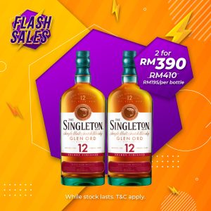 Flash sale - singleton glen ord 12 years sherry cask [700ml] x 2