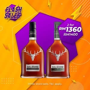 Flash Sale - The Dalmore 15 Years & King Alexander III Highland Single Malt [700ML]