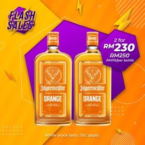 Flash sale – jägermeister orange liqueur [700ml] x 2