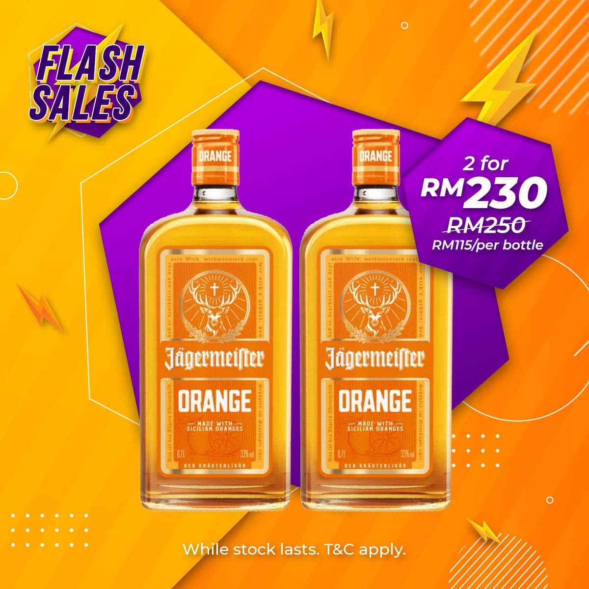 Flash Sale – Jägermeister Orange Liqueur [700ML] x 2