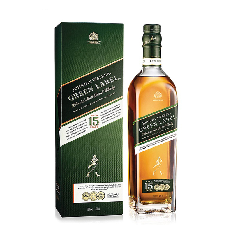 Johnnie Walker Green Label 15 Years Blended Scotch [700ML]