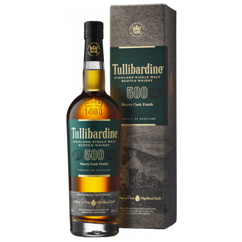 Tullibardine 500 Sherry Cask Finish Highland Single Malt [700ML]
