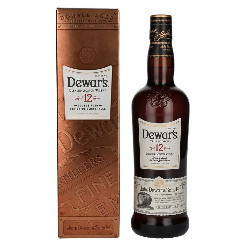 Dewar's 12 Years Blended Scotch [750ML]