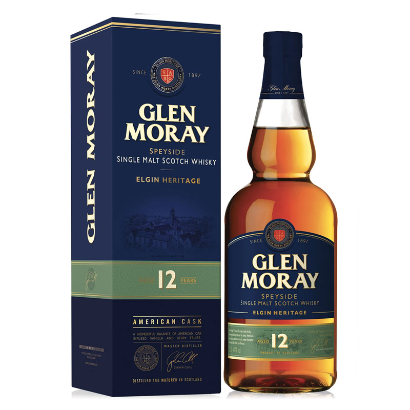 Glen Moray 12 Years Speyside Single Malt [700ML]