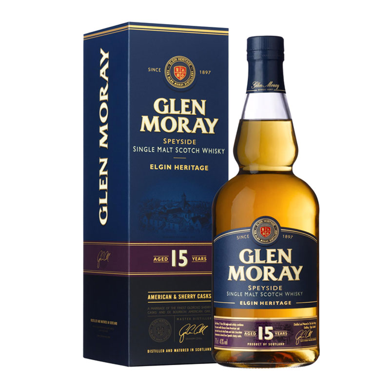 Glen Moray 15 Years Speside Single Malt [700ML]