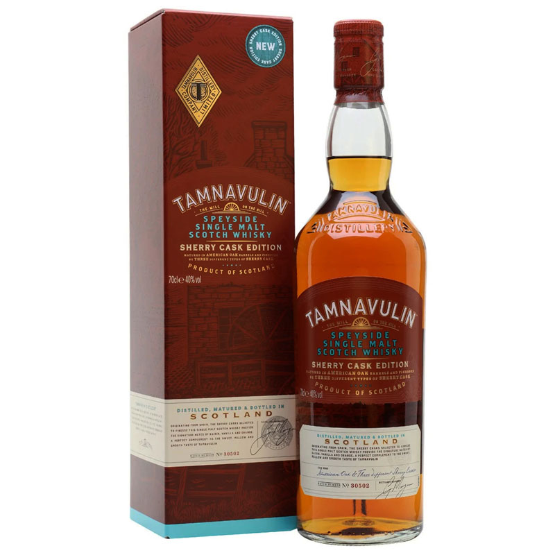 Tamnavulin Sherry Cask Speyside Single Malt Scotch Whisky [700ML]