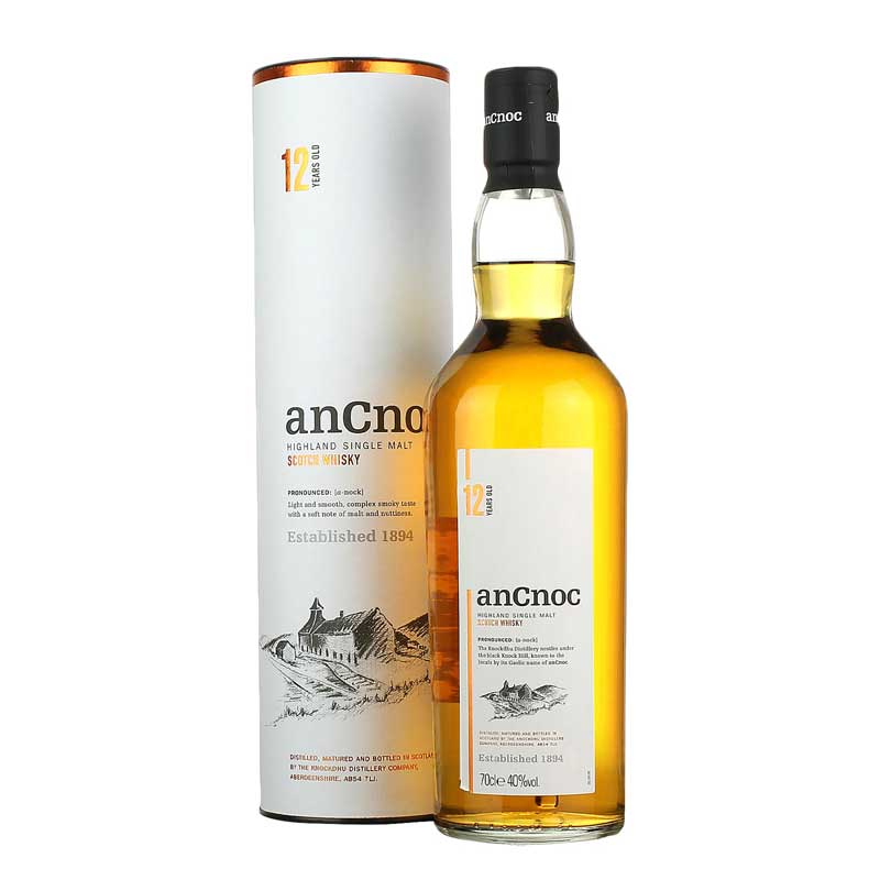 Ancnoc 12 Years Highland Single Malt Scotch Whisky [700ML]