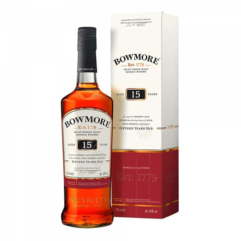 Bowmore 15 Years Islay Single Malt Scotch [700ML]