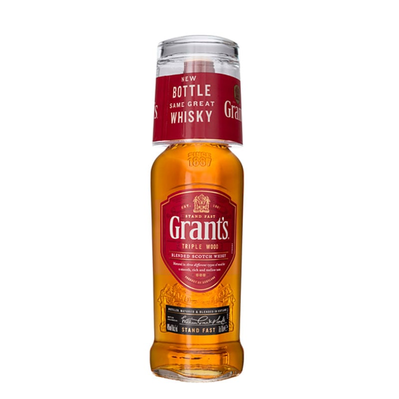 Grant's Triple Wood Blended Scotch [Free Glass] [1000ML]