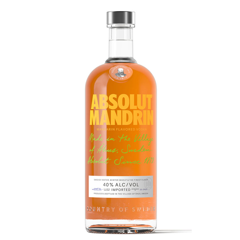 Absolut Mandrin Vodka [1000ML]