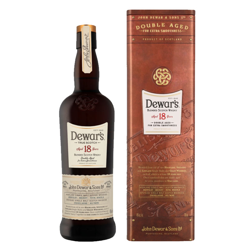 Dewar's 18 Years Blended Scotch [1000ML]