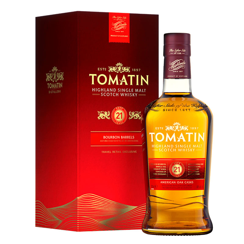 Tomatin 21 Years Old Bourbon Barrel Highland Single Malt [700ML]