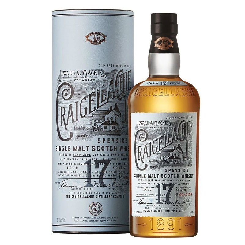 Craigellachie 17 Years Speyside Malt Scotch [700ML]