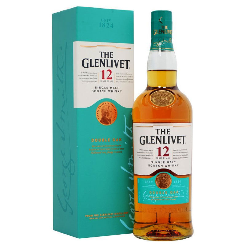 Glenlivet 12 Years Double Oak Speyside Single Malt [750ML]