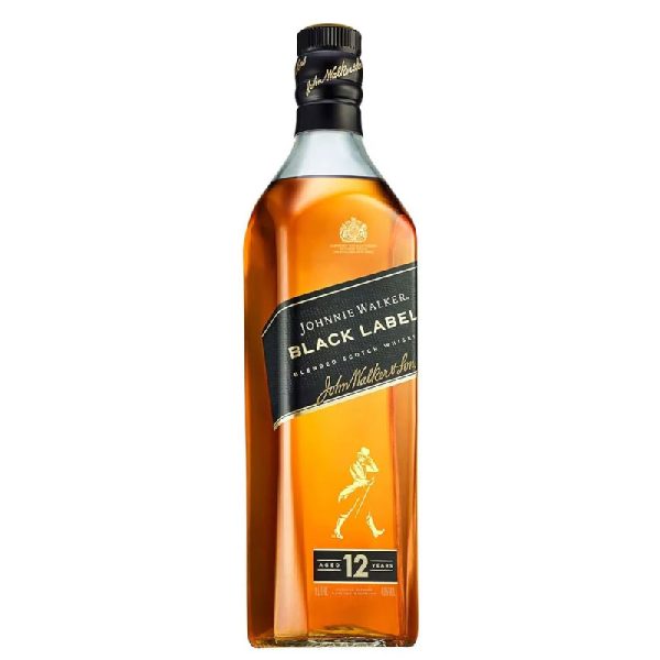 Johnnie walker black label 12 years blended scotch [1000ml]