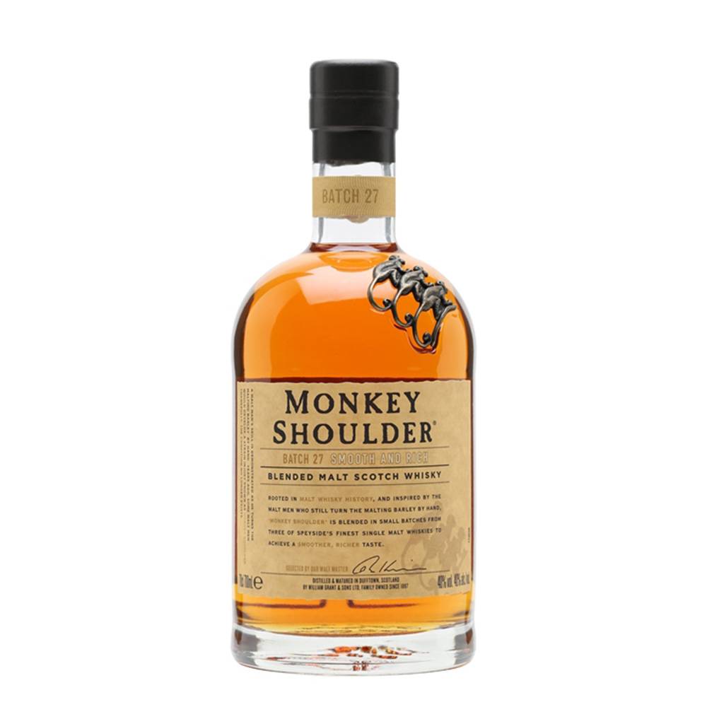 Monkey Shoulder Speyside Blended Malt Scotch Whisky [1000ML]