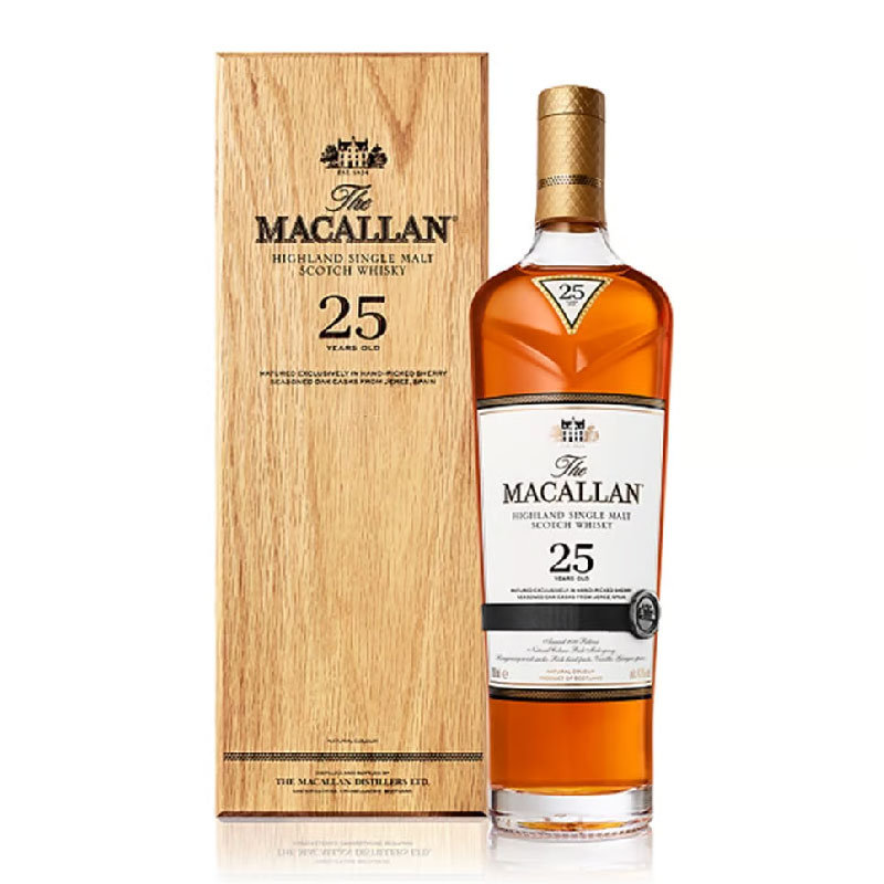 The Macallan 25 Years Highland Single Malt Whisky [700ML]