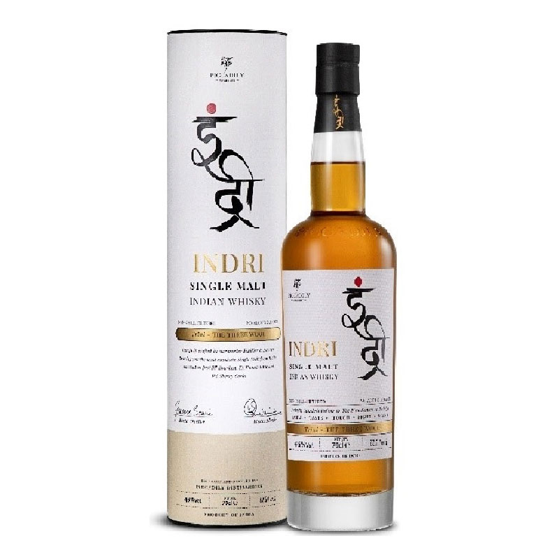 Indri Trini Dru Cask Strength Indian Single Malt Whisky [700ML]