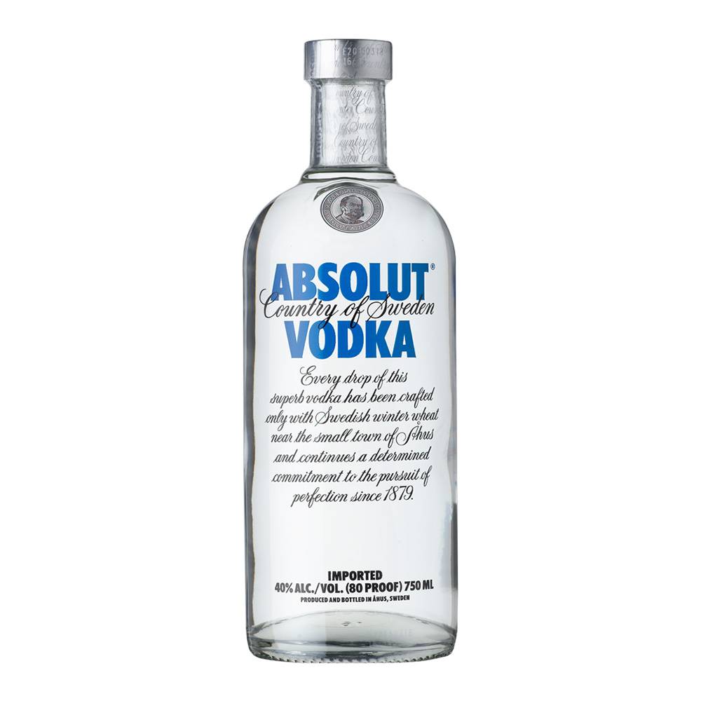 Absolut Blue Vodka [750ML]