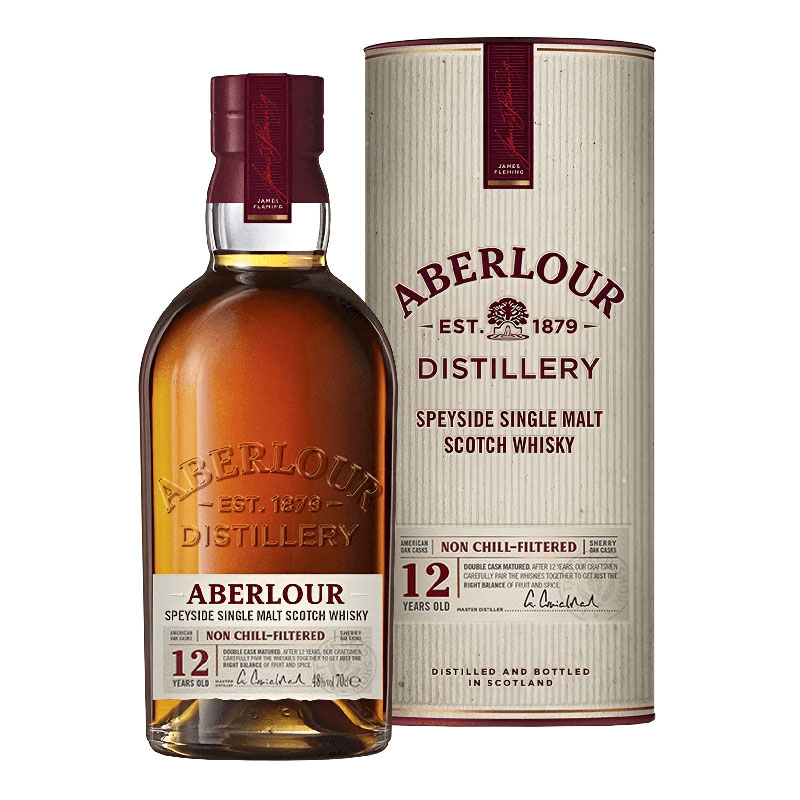 Aberlour 12 Years Non Chill Filtered Speyside Scotch [700ML]