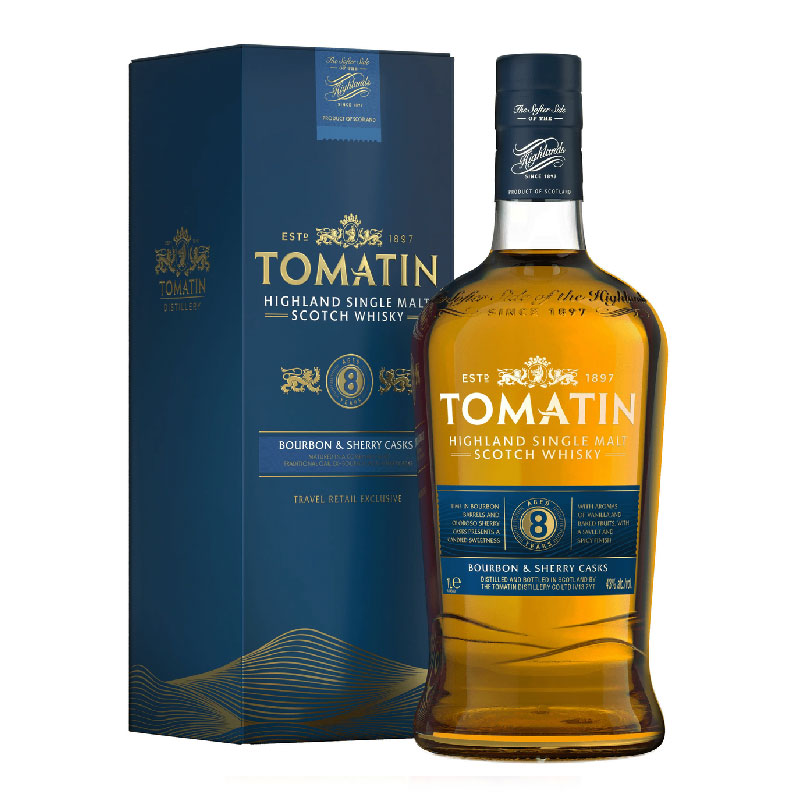 Tomatin 8 Years Old Highland Single Malt [1000ML]