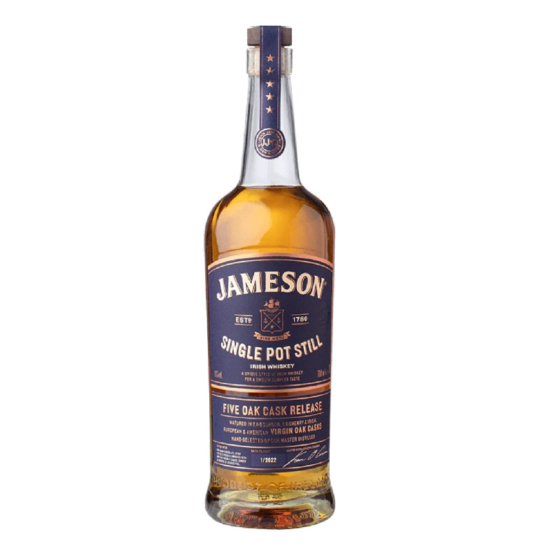 Jameson Single Pot Still Five Oak Cask Whisky [700ML]