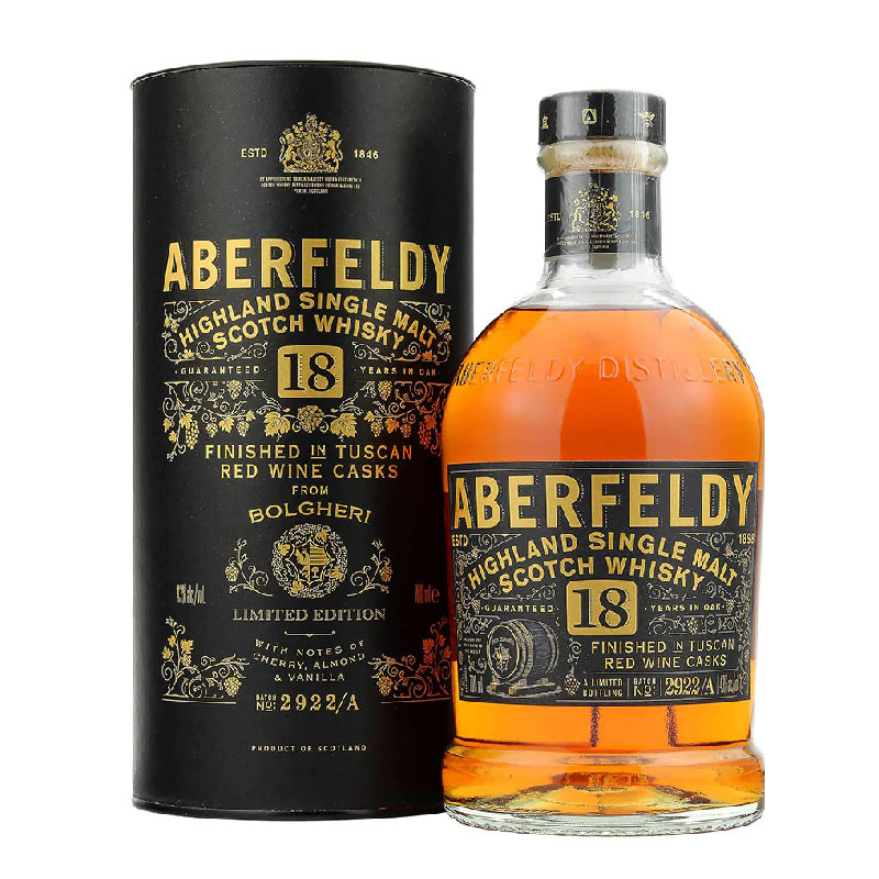 Aberfeldy 18 Years Bolgheri Tuscan Cask Finish [700ML]