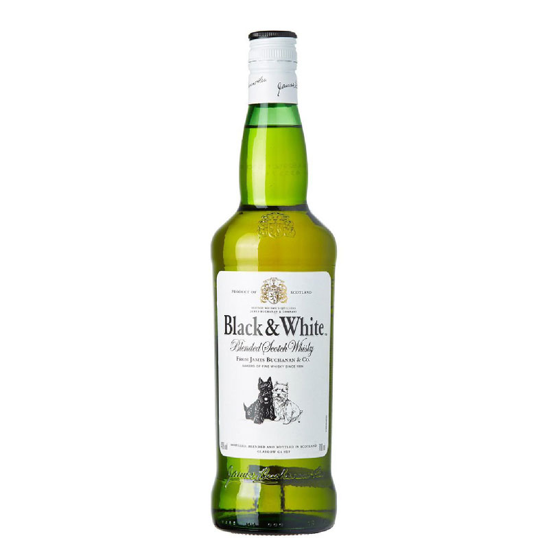 Black & White Blended Scotch Whisky [1000ML]