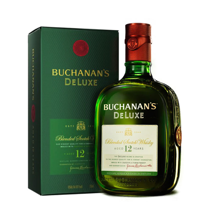 Buchanan's 12 Years Deluxe Blended Scotch [1000ML]