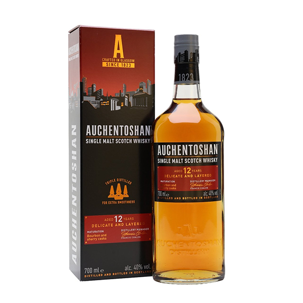 Auchentoshan 12 Years Single Malt Scotch Whisky [700ML]