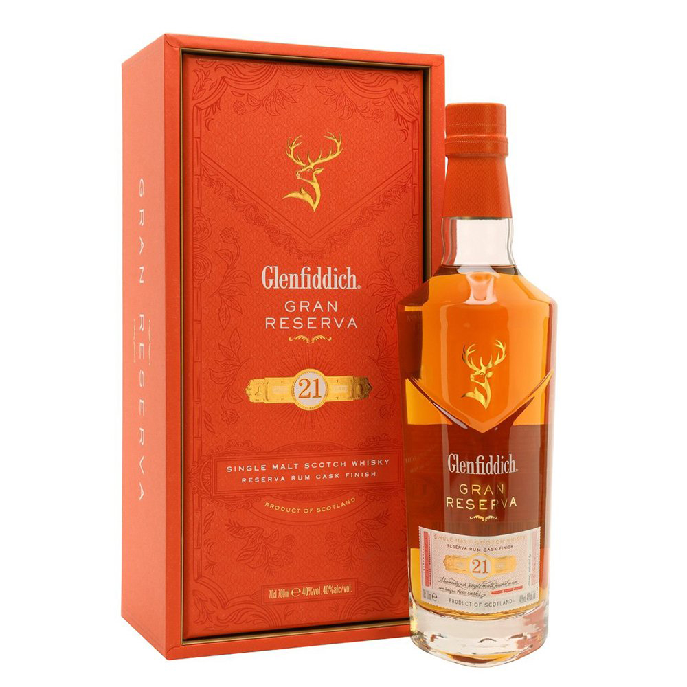 Glenfiddich 21 years gran reserva rum cask speyside single malt [700ml]