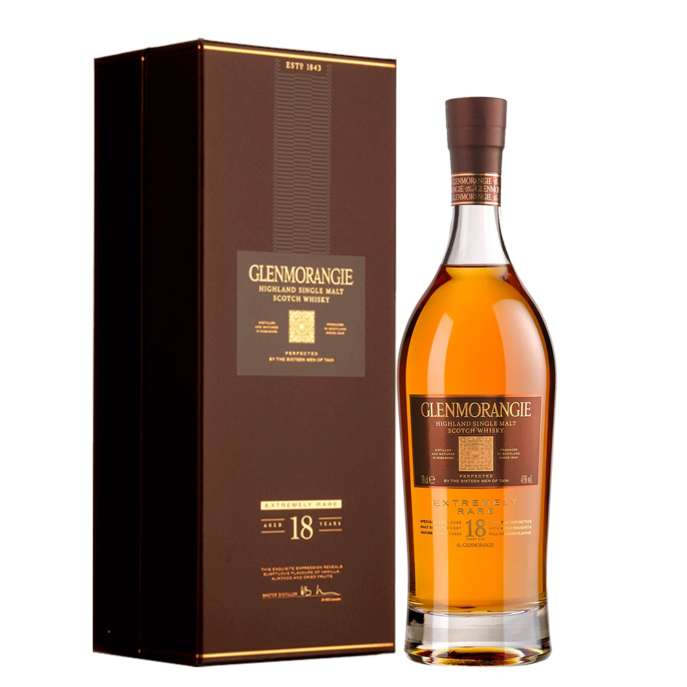 Glenmorangie 18 years extremely rare highland single malt [700ml]