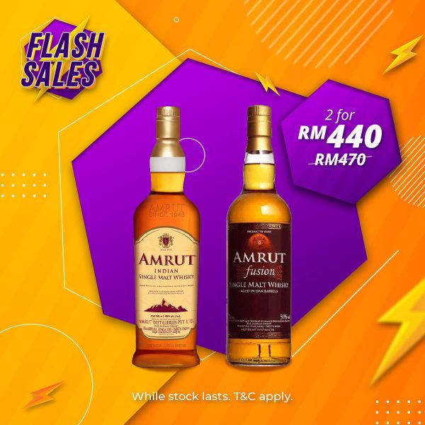 Flash sale – amrut fusion & single malt [700ml]