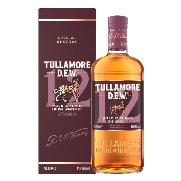 Tullamore dew 12 years triple distilled irish whisky [700ml]