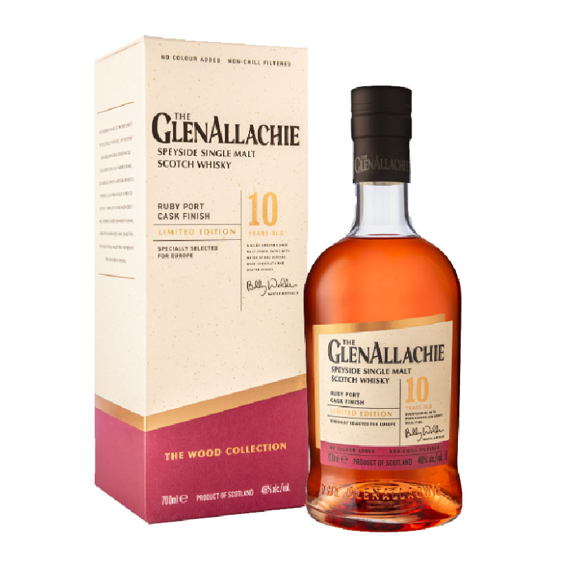 GlenAllachie 10 Years Ruby Port Cask Finish Batch 2 [700ML]