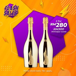 Flash Sale - Bottega Gold Prosecco Brut [750ML] x 2