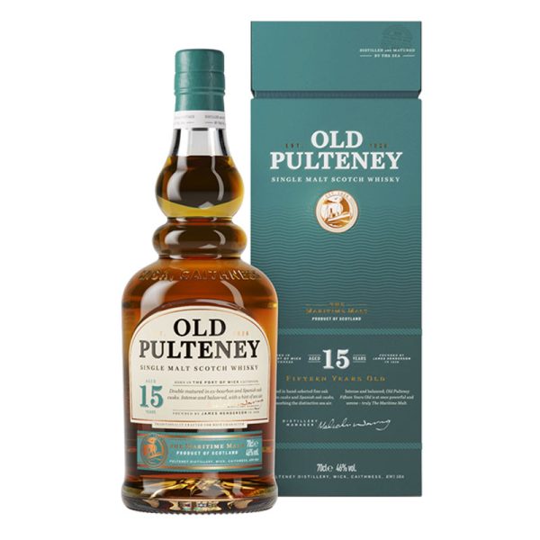 Old pulteney 15 years old highland single malt [700ml]