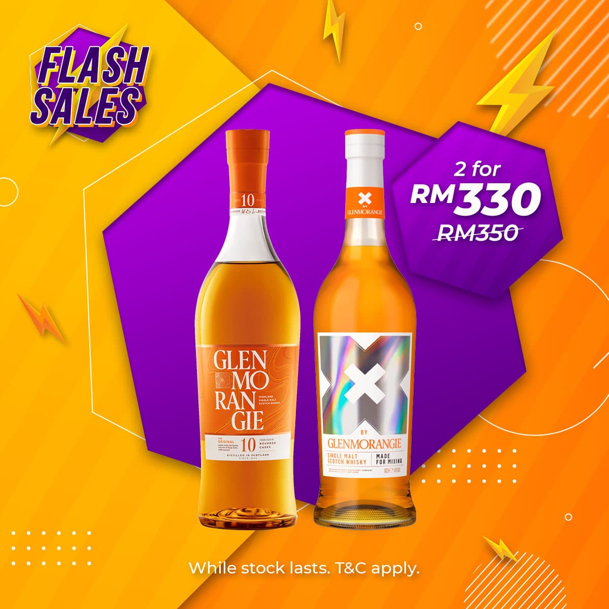 Flash Sale - Glenmorangie X & Original 10 Years Highland Single Malt [700ML]