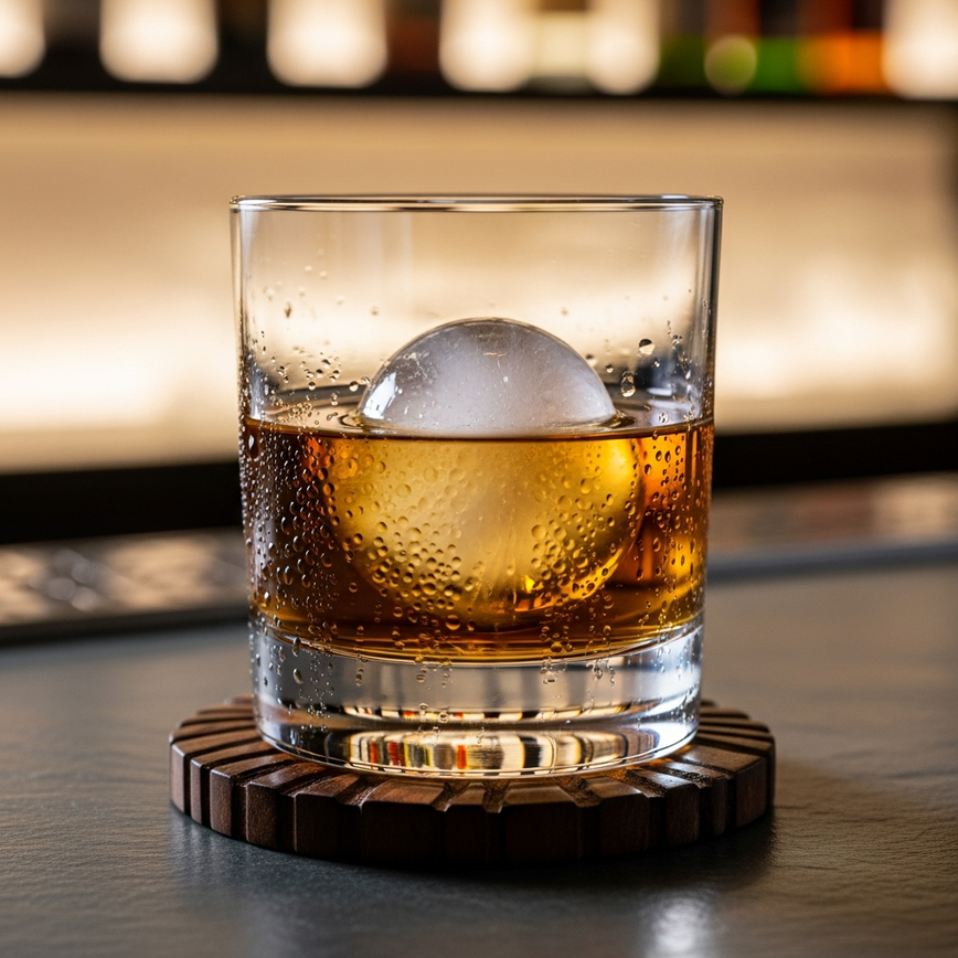 To visually represent the ideal way to serve japanese whisky in malaysia's warm climate, as discussed in the article.
