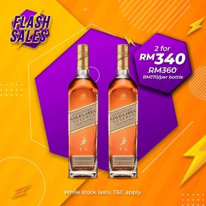 Flash sale - johnnie walker gold label reserve blended scotch [750ml] x 2