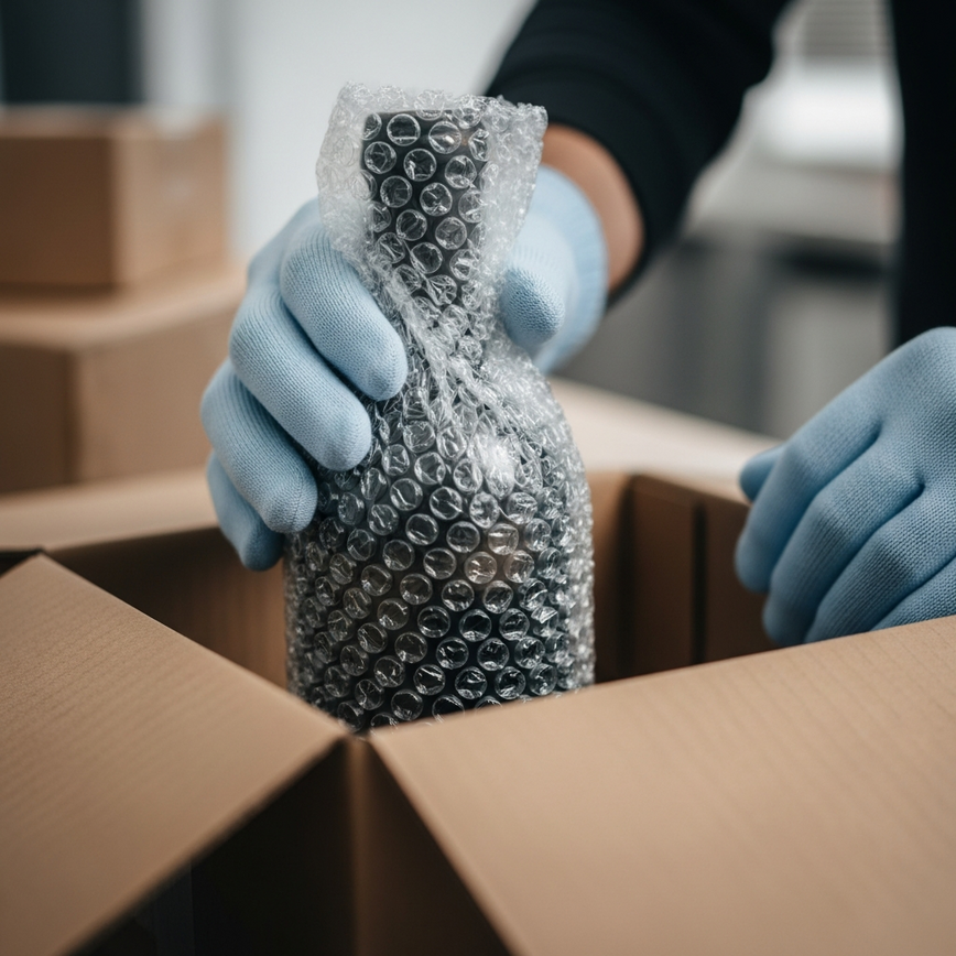 To showcase the high standard of professional and secure packaging used for all emergency orders, reassuring customers of product safety.