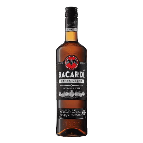 Bacardi carta negra superior black rum [1000ml]