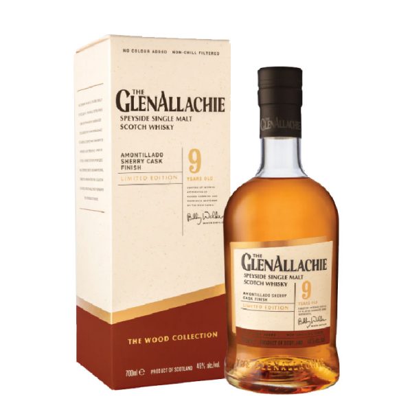 Glenallachie 9 years amontillado sherry speyside single malt whisky [700ml]