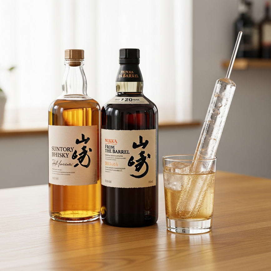 To illustrate the accessible and high-quality options in the entry-level to mid-range price categories, such as suntory toki and nikka from the barrel.