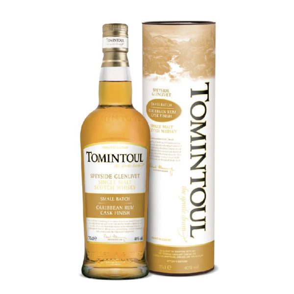 Tomintoul caribbean rum cask finish speyside single malt [700ml]