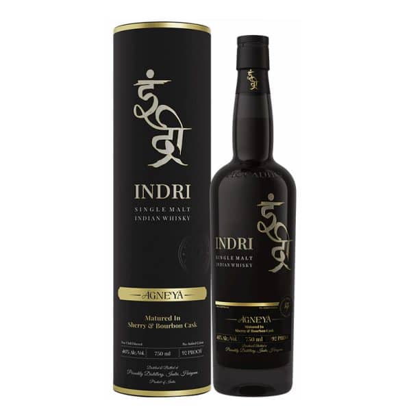 Indri agneya cask strength indian single malt whisky [700ml]
